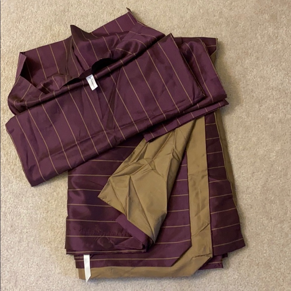 Jim Thompson silk king duvet and pillow shams